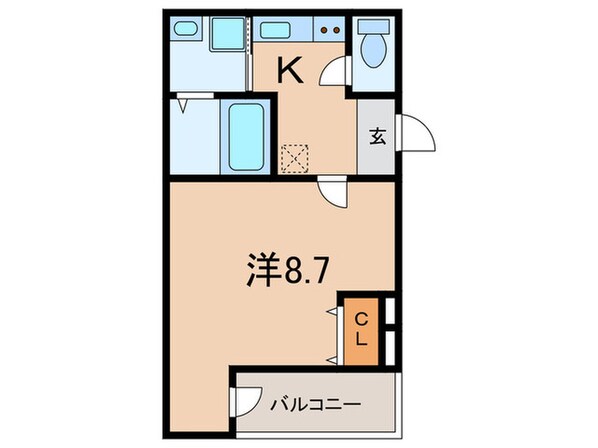 フジパレス尼崎常光寺の物件間取画像